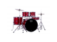 MAPEX - Set Comet Rock 5 pezzi completo di piatti, hardware e seggiolino. Finitura IR Infra Red