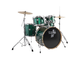 TAMBURO - Batteria serie T5 5 pezzi colore Green Sparkle