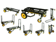 ROCK N ROLLER - Carrello con ruote girevoli, max carico 226kg