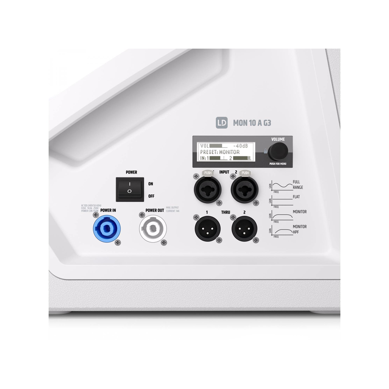 LD SYSTEMS - Monitor da palco coassiale attivo da 10