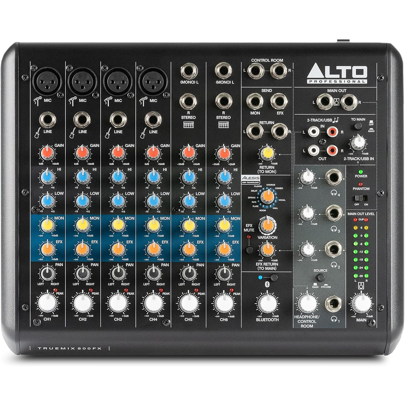 ALTO - Mixer analogico a 7 canali con processore a 16 effetti