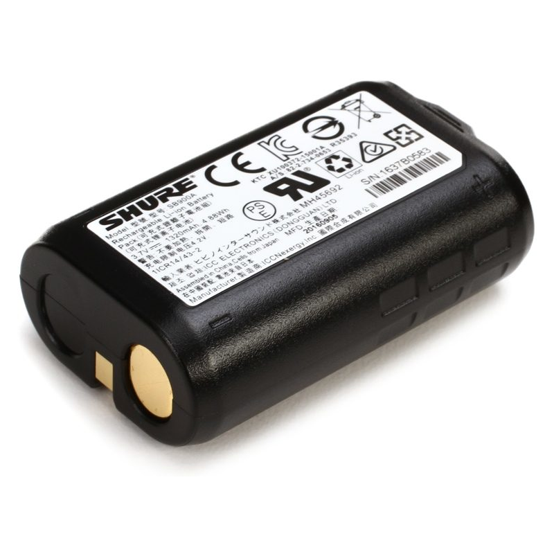 SHURE - Batteria Ioni di Litio per P9RA, P10R